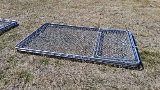10ft x 10ft Chain Link Dog Kennel- Complete Kennel