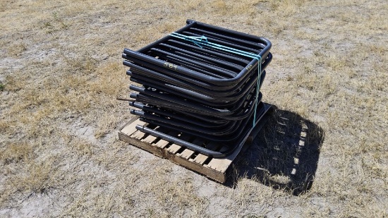 Miscellaneous Pallet of Gray Feeder Sides of Small Animal Panels- NO HARDWARE