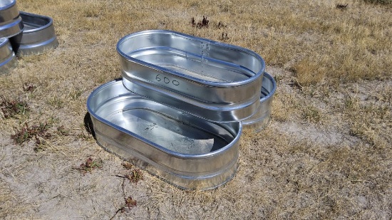 QTY (3)- 1ft x 2ft x 4ft Tanks with Bottoms