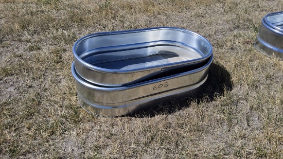 QTY (2)- 1ft x 2ft x 4ft Tanks with Bottoms