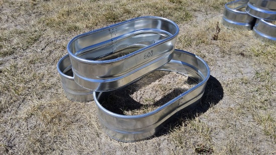 QTY (3)- 1ft x 2ft x 4ft Tanks without Bottoms