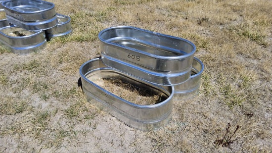 QTY (3)- 1ft x 2ft x 4ft Tanks without Bottoms