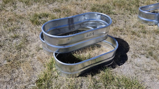 QTY (3)- 1ft x 2ft x 4ft Tanks without Bottoms