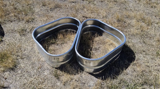 QTY (2) Triangle Tanks, without Bottoms- 1ft Tall
