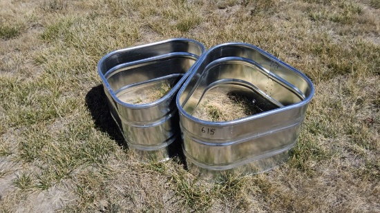 QTY (2) Triangle Tanks, without Bottoms- 2ft Tall