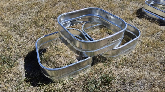 QTY (3)- Square Garden Tank without Bottoms- 1ft Tall