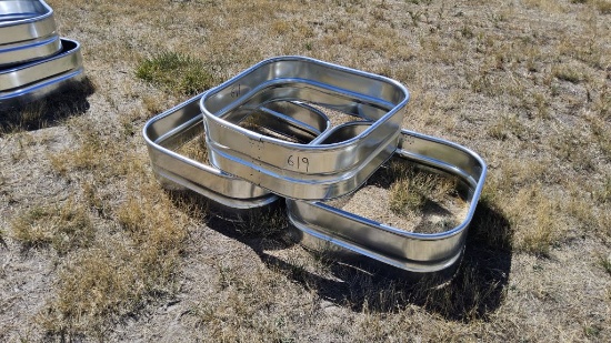 QTY (3)- Square Garden Tanks Without Bottoms