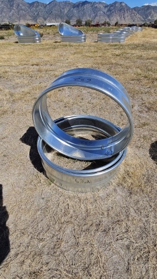 QTY (4)- 1ft x 3ft Round Fire or Garden Rings