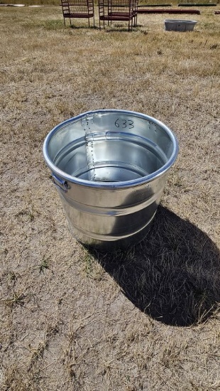 QTY (1)- 2ft x 2ft Round Tank
