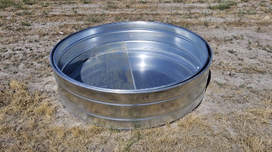 QTY (2)- 2ft x 8ft Round Tank- NOT WATER TIGHT
