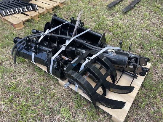 Quantity Of (9) 12ex-ata Mini Excavator Attachments(UNUSED)