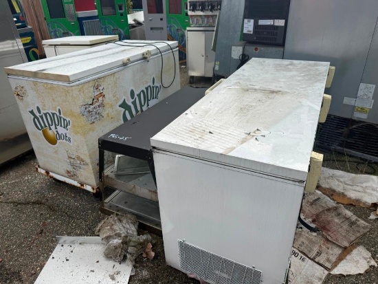Qty. of (3) Coolers and Food Warmer