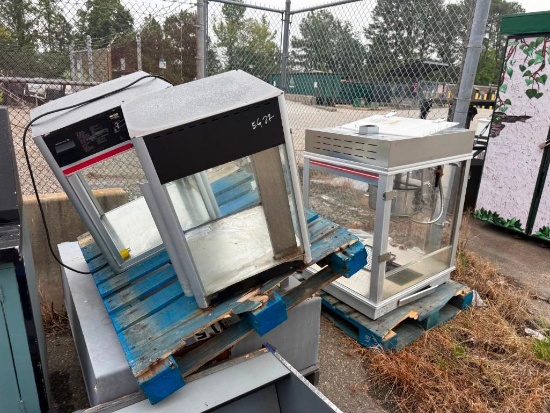 Popcorn Machine & Food Warmer Displays
