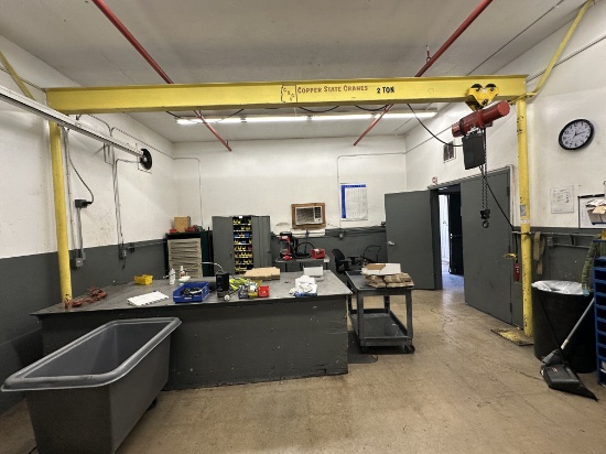 Copper State Crane 2 Ton Overhead Hoist