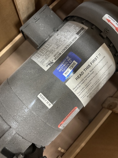 Dayton High Efficency Motor W/pump Brand New