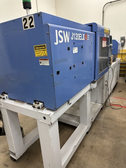 1999 Jsw Ji20el Ii 120 Ton Injection Molding Machine
