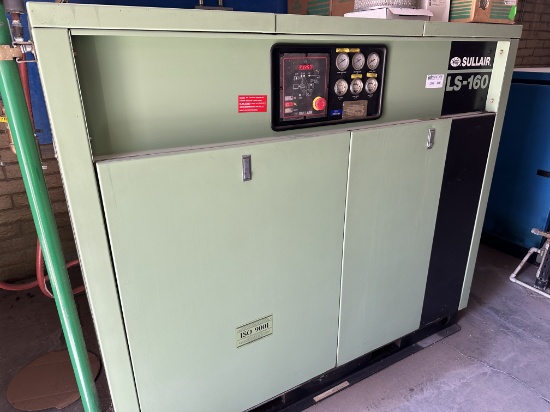 Sullair Ls-160 Rotary Screw Air Compressor