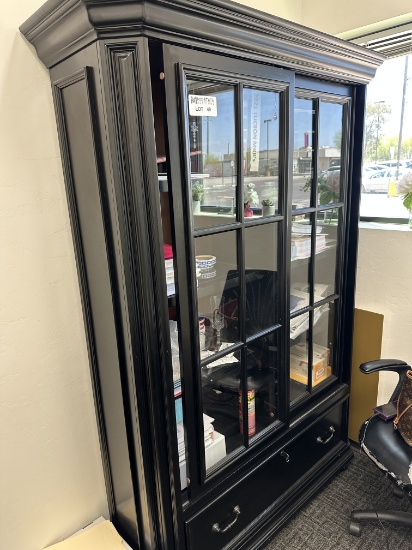 Large Black Hutch No Contents