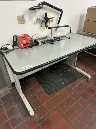 Desk With All Contents