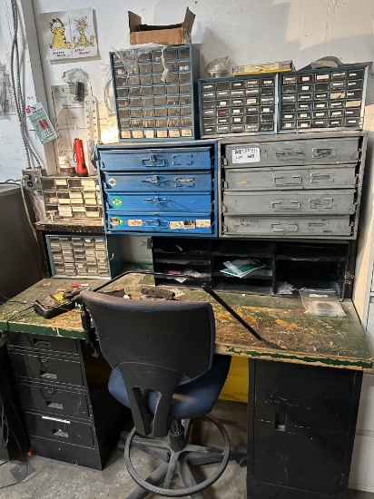 Workbench And Orginizers With All Contents Included