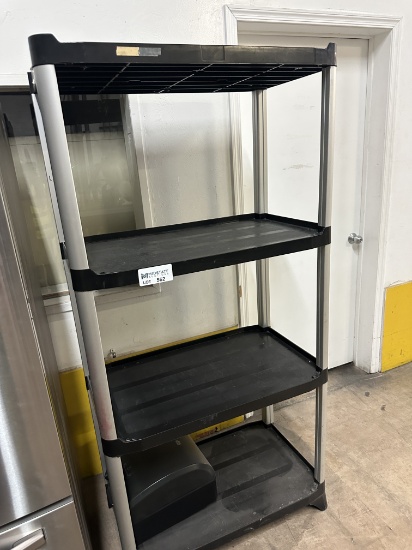 Plastic Shelf Unit No Contents