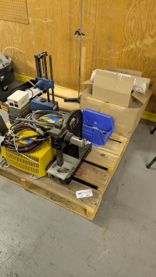 Arbor Press, Batt Charger and Misc Items