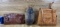 Taxidermy Purses Caiman / Alligator, Armadillo, Leather Oddity - Lot of 3 Purse