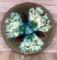 Bronze Copper Enameled Plate Signed Edwardo Star Original MCM Masterpiece!