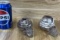 Lot of 2 Vintage Pre Columbian Style Tobacco Snake Pipes Oddity