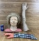 Mannequin Head and two Arms Annie Doll