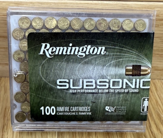 Remington .22LR Subsonic 40 Grain