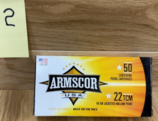ARMSCOR 22TCM 40 gr Jacketed Hollow Point #2