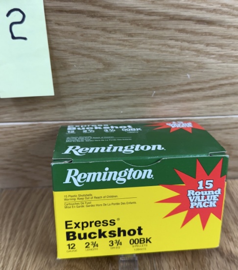 Remington Express Buckshot 12 Gauge 2 3/4â€ 00BK 9 Pellets 15RDS #2