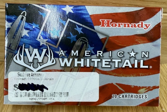 Hornady American WhitetailÂ® 270 WIN 140 gr InterLockÂ®