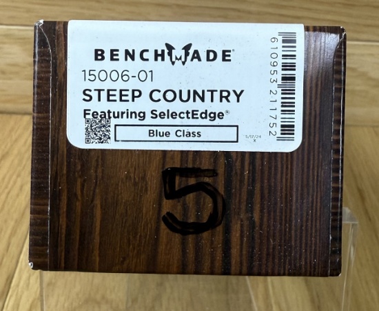 NEW - Benchmade Steep Country (15006-01) Knife