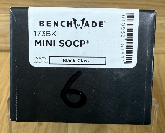 NEW - Benchmade MINI SOCPÂ® (173BK) Knife