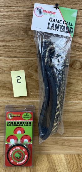 Lot of Predator Tactics - Game Call Lanyard - Predatore Diaphragm Call #2