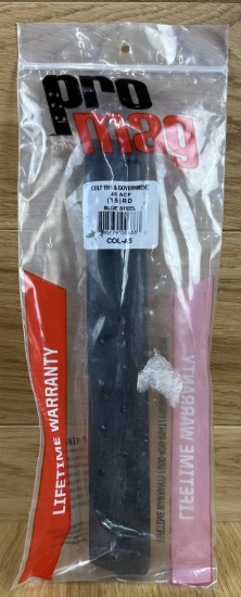 PRO-MAG COLT 1911 .45ACP 15rd Magazine Blued Steel