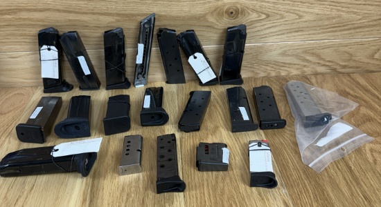Lot of 20 Magazines - Different Calibers