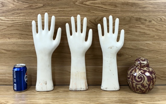 Vintage Glove making molds Oddity