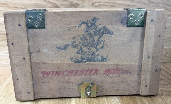 Wooden Winchester Ammo Box