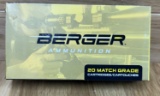 BERGER 6mm CREEDMOOR 109 Grain