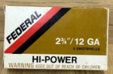 FEDERAL 12 GA 2 3/4â€? #4 Buckshot 27 Pellets