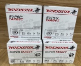 Lot of 4 Winchester Super-Target 20GA 2 3/4â€? 7/8oz 7 1/2 Shot