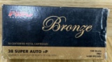 PMC Bronze 38 SUPER AUTO +P 130 Grains FMJ