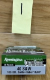 Remington .40 S&W 165 GR. Golden SaberÂ® BJHP #1