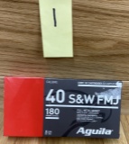 Aguila 40 S&W 180gr FMJ 50rds #1