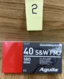 Aguila 40 S&W 180gr FMJ 50rds #2