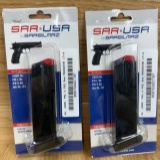 Lot of 2 - SAR USA 17rd Magazines 9mm See Photos for Fit