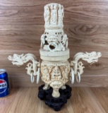 Vintage Asian Statuary Resin - See Pictures for Details